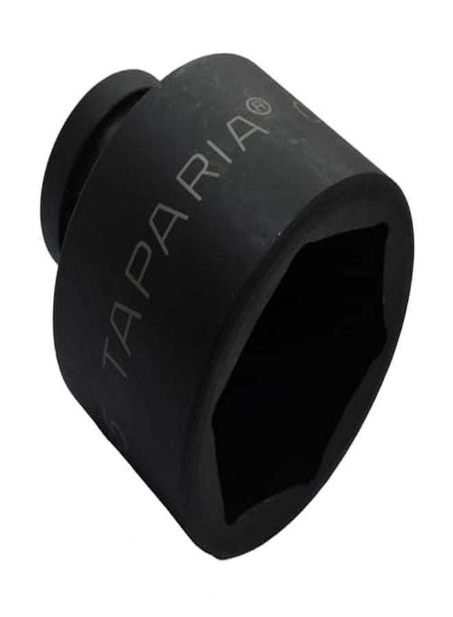 TAPARIA Impact Socket IMD 65, 1" (25.4mm) Square drive size, Chrome-Molybdenum Steel for durability and long life, 6 Point or HEX Impact Socket for Automobile, Industrial, Construction, Professional - Image 2